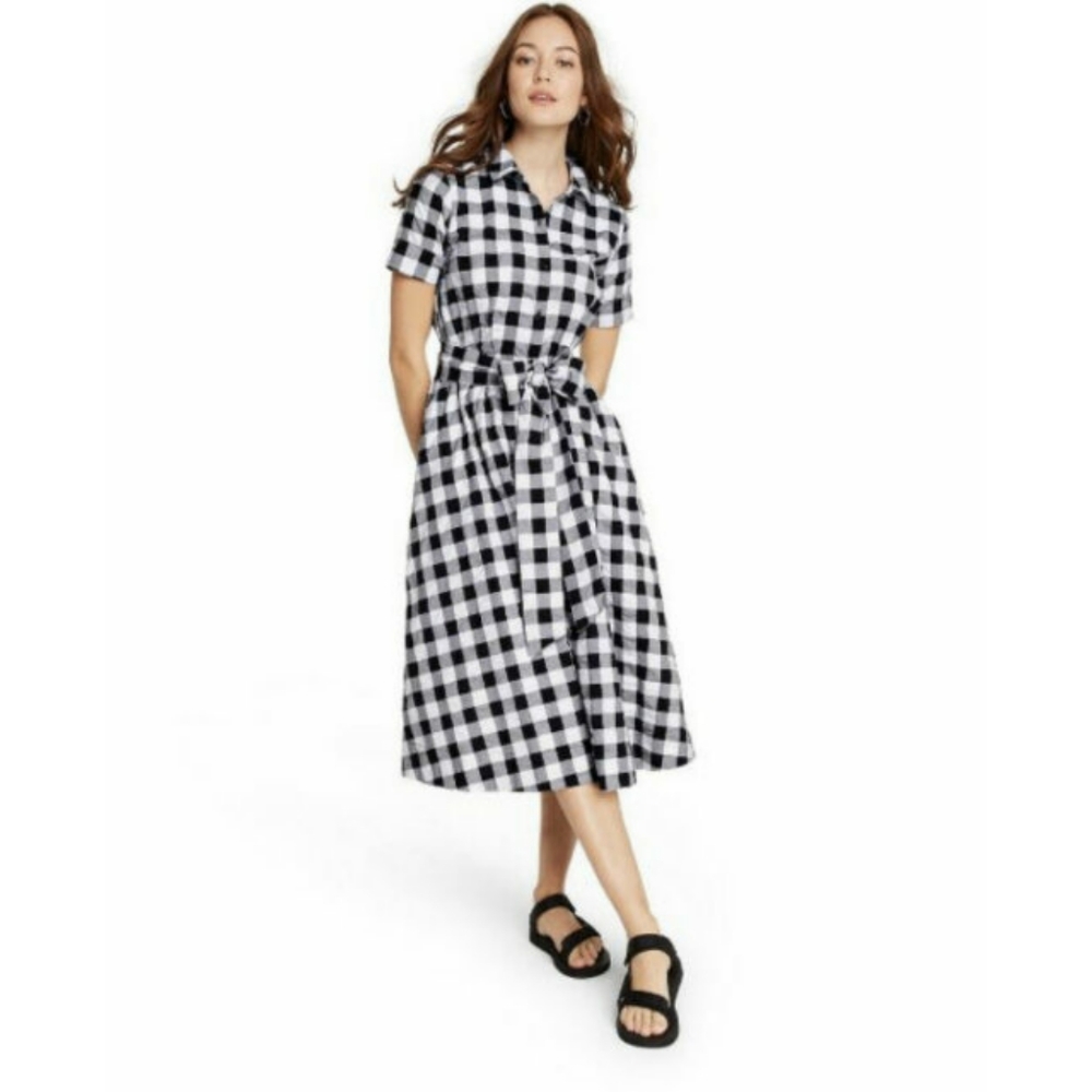 Lisa Marie Fernandez x Target Gingham Shirt Dress